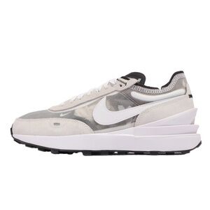 NEW NWT NIKE Waffle One Gray and Summit White Mesh Sneakers 7.5‎ Women's